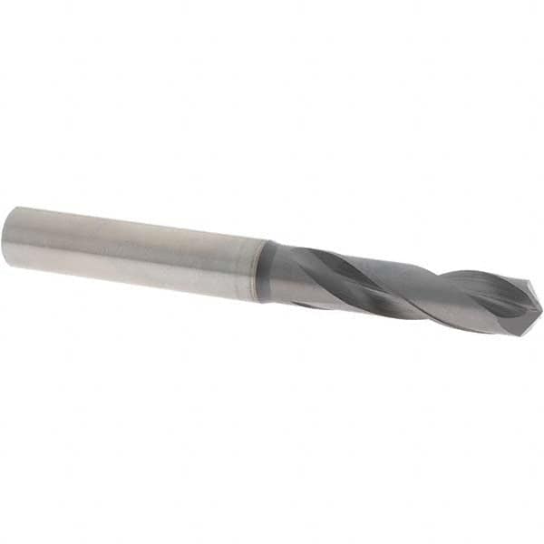 Screw Machine Length Drill Bit: 0.4331″ Dia, 130 °, XPM Coated, Right Hand Cut, Spiral Flute, Straight-Cylindrical Shank, Series 1900