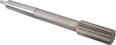 Interstate - 1-7/32" High Speed Steel 10 Flute Chucking Reamer - Top Tool & Supply