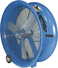 Patterson Fan - 30" Blade, 1/2 hp, 7,500 CFM, Industrial Circulation Fan - Floor Stand, 115 AC Volts, 6.2 Amps, 3 Speed - Top Tool & Supply