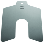 .25MMX50MMX50MM 300 SS SLOTTED SHIM - Top Tool & Supply