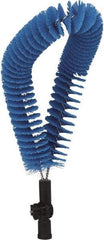 Vikan - Polyester Clean In Place Brush - 2-1/2" Bristle Length, 20" Long x 2-1/2" Wide Head, Blue - Top Tool & Supply