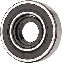 SKF - 45mm Bore Diam, 85mm OD, Double Seal Self Aligning Radial Ball Bearing - 23mm Wide, 2 Rows, Round Bore, 2,380 Lb Static Capacity, 7,310 Lb Dynamic Capacity - Top Tool & Supply