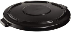 Rubbermaid - Round Lid for Use with 44 Gal Trash Cans - Black, Plastic, For 2643 Brute Trash Cans - Top Tool & Supply