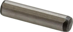 Value Collection - 8mm Diam x 35mm Pin Length Alloy Steel Pull Out Dowel Pin - C 57-63 Hardness, 1 Rounded & 1 Threaded End - Top Tool & Supply