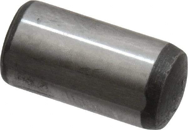 Value Collection - 10mm Diam x 20mm Pin Length Alloy Steel Pull Out Dowel Pin - C 57-63 Hardness, 1 Rounded & 1 Threaded End - Top Tool & Supply