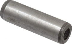 Value Collection - 12mm Diam x 40mm Pin Length Alloy Steel Pull Out Dowel Pin - C 57-63 Hardness, 1 Rounded & 1 Threaded End - Top Tool & Supply