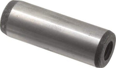 Value Collection - 20mm Diam x 60mm Pin Length Alloy Steel Pull Out Dowel Pin - C 57-63 Hardness, 1 Rounded & 1 Threaded End - Top Tool & Supply