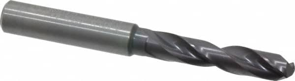 Screw Machine Length Drill Bit: 0.3307″ Dia, 140 °, Solid Carbide FIREX Finish, Right Hand Cut, Spiral Flute, Straight-Cylindrical Shank, Series 5514