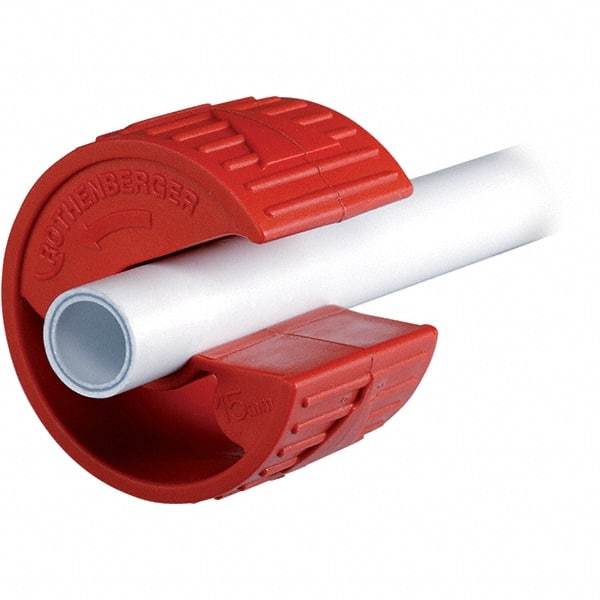 Rothenberger - 1/2" Pipe Capacity, Pipe Cutter - Cuts Plastic, PVC, CPVC, 2" OAL - Top Tool & Supply