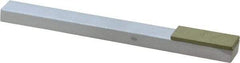 Made in USA - Very Fine, 1" Length of Cut, Single End Diamond Hone - 220 Grit, 3/8" Wide x 3/8" High x 4" OAL - Top Tool & Supply