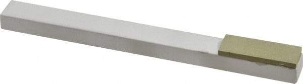 Made in USA - Extra Fine, 1" Length of Cut, Single End Diamond Hone - 320 Grit, 3/8" Wide x 3/8" High x 4" OAL - Top Tool & Supply