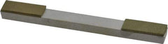 Made in USA - Very Fine, 1" Length of Cut, Double End Diamond Hone - 100 & 180 Grit, 3/8" Wide x 3/8" High x 4" OAL - Top Tool & Supply