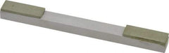 Made in USA - Very Fine, 1" Length of Cut, Double End Diamond Hone - 150 & 180 Grit, 3/8" Wide x 3/8" High x 4" OAL - Top Tool & Supply