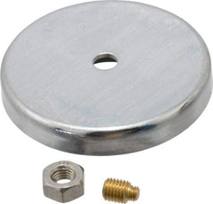 Made in USA - Magnetic Indicator Base - 2" Base Diam, 60 Lb Magnetic Pull - Top Tool & Supply