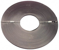 Made in USA - 865" Long x 1/2" Wide, Ribbon Coil Steel Strapping - 800 Lb Capacity, 0.02" Thick - Top Tool & Supply