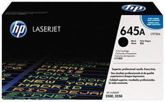 Hewlett-Packard - Black Toner Cartridge - Use with HP Color Laser Jet 5500, 5550 - Top Tool & Supply