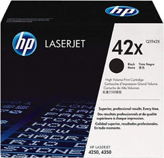 Hewlett-Packard - Black Toner Cartridge - Use with HP LaserJet 4250, 4350 - Top Tool & Supply