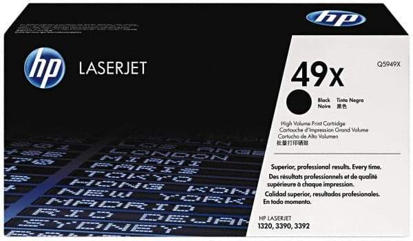 Hewlett-Packard - Black Toner Cartridge - Use with HP LaserJet 1160, 1160Le, 1320, 1320t, 1320n, 1320nw, 1320tn, 3390 - Top Tool & Supply