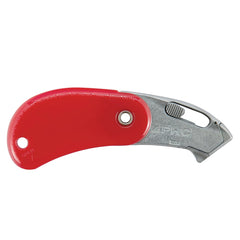 PHC - Utility Knives, Snap Blades & Box Cutters; Type: Safety Cutter ; Blade Type: Retractable; Springback ; Number of Blades Included: 1 ; Number of Blades: 1 ; Handle Material: Plastic ; Color: Red - Exact Industrial Supply