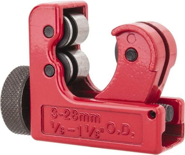 Value Collection - 1/8" to 1-1/8" Pipe Capacity, Tube Cutter - Cuts Copper - Top Tool & Supply