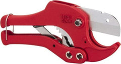 Value Collection - 1/8" to 1-5/8" Pipe Capacity, Pipe Cutter - Cuts Plastic - Top Tool & Supply