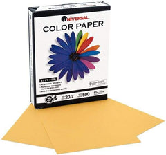 UNIVERSAL - 8-1/2" x 11" Goldenrod Copy Paper - Use with Laser Printers, Copiers, Offset Presses, Spirit Duplicators - Top Tool & Supply