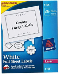 AVERY - 11" Long, White Paper Shipping Label - For Laser Printers - Top Tool & Supply