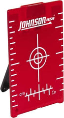 Johnson Level & Tool - Laser Level Magnetic Floor Target - Use With Laser Levels - Top Tool & Supply