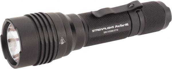 Streamlight - White LED Bulb, 750 Lumens, Industrial/Tactical Flashlight - Black Aluminum Body, 2 CR123A Lithium Batteries Included - Top Tool & Supply