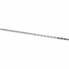 Extra Length Drill Bit: 0.0866″ Dia, 120 °, Cobalt WXL Finish, Spiral Flute, Straight-Cylindrical Shank