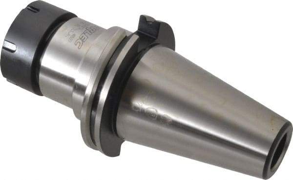 Parlec - 3mm to 30mm Capacity, 4.12" Projection, CAT50 Taper Shank, ER40 Collet Chuck - 8.12" OAL - Exact Industrial Supply