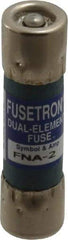 Cooper Bussmann - 250 VAC, 2 Amp, Time Delay Pin Indicator Fuse - Fuse Holder Mount, 1-1/2" OAL, 10 at 125 V kA Rating, 13/32" Diam - Top Tool & Supply