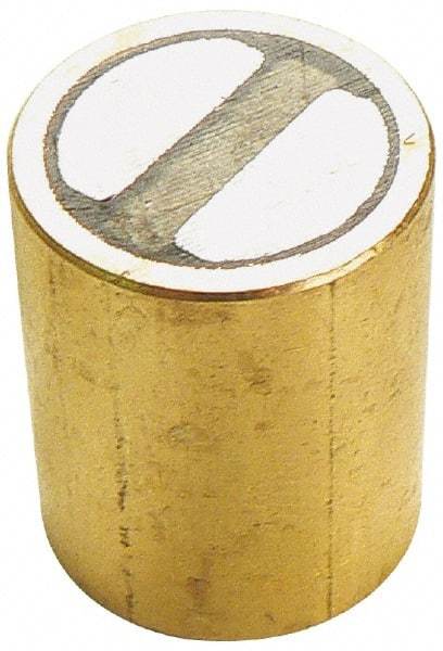 Mag-Mate - 16mm Diam, 2mm High, 6.9 Lb Average Pull Force, Samarium Cobalt Rare Earth Pot Magnet - Unfinished, Aluminum Insulated - Top Tool & Supply