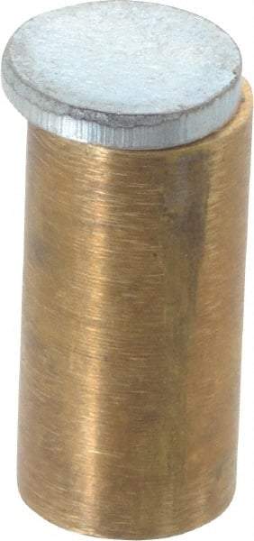 Mag-Mate - 1mm Diam, 2mm High, 2.2 Lb Average Pull Force, Samarium Cobalt Rare Earth Pot Magnet - Unfinished, Aluminum Insulated - Top Tool & Supply