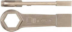 Ampco - 2" 6 Point Striking Box Wrench - Single End, 11" OAL, Aluminum Bronze - Top Tool & Supply