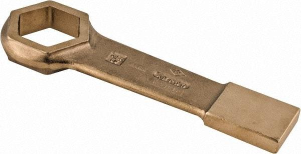 Ampco - 2-3/8" 6 Point Striking Box Wrench - Single End, 12-1/4" OAL, Aluminum Bronze - Top Tool & Supply