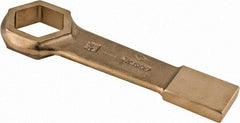 Ampco - 2-3/8" 6 Point Striking Box Wrench - Single End, 12-1/4" OAL, Aluminum Bronze - Top Tool & Supply