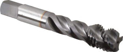 OSG - 3/4-10 UNC 4 Flute Modified Bottoming Spiral Flute Tap - Vanadium High Speed Steel, TiCN Finish, 4-1/4" OAL, Right Hand Flute, Right Hand Thread, H3, Series 290 - Top Tool & Supply