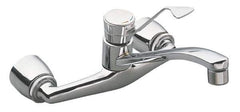 Moen - Wall Mount, Kitchen Faucet with Spray - One Handle, Lever Handle, Standard Spout - Top Tool & Supply