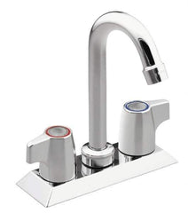 Moen - Deck Plate Mount, Bar and Hospitality Faucet without Spray - Two Handle, Knob Handle, Gooseneck Spout - Top Tool & Supply