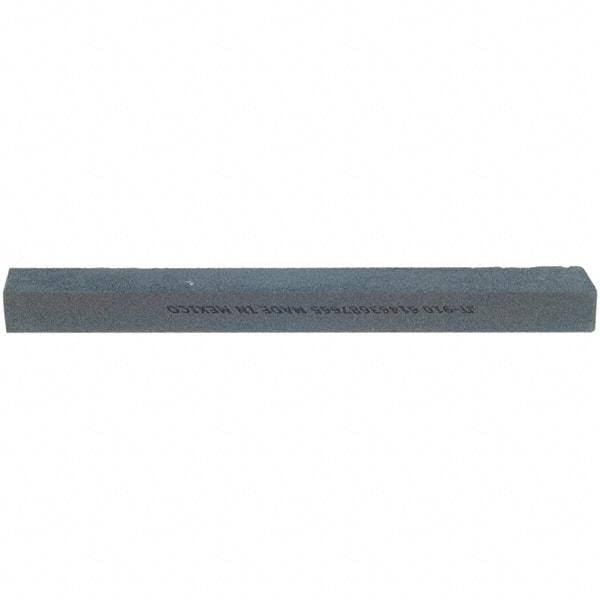 Norton - 10" Long x 1-1/4" Wide x 3/4" Thick, Silicon Carbide Sharpening Stone - Flat, Medium Grade - Top Tool & Supply