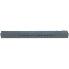 Norton - 10" Long x 1-1/4" Wide x 3/4" Thick, Silicon Carbide Sharpening Stone - Flat, Medium Grade - Top Tool & Supply