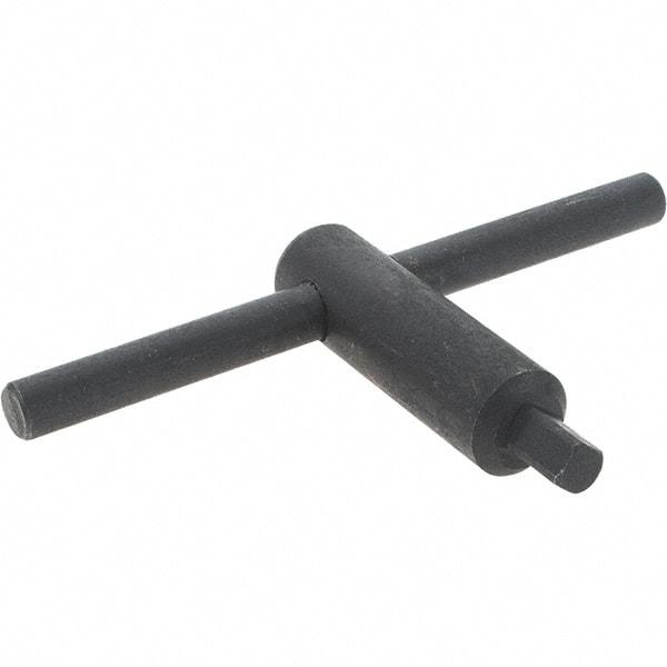 Interstate - 4" Chuck Diam Compatibility, Lathe Chuck Key - 3-1/8" Body Length, 1/4" Actual Key Square Size - Top Tool & Supply