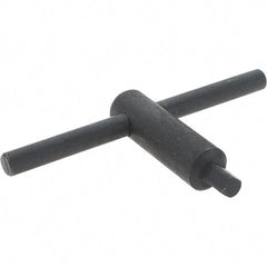 Interstate - 4" Chuck Diam Compatibility, Lathe Chuck Key - 3-1/8" Body Length, 1/4" Actual Key Square Size - Top Tool & Supply