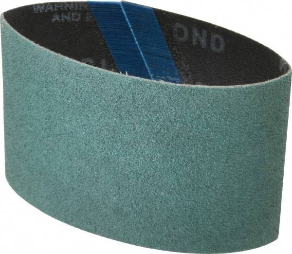 Dynabrade - 3" Wide x 10-11/16" OAL, 80 Grit, Zirconia Alumina Abrasive Belt - Zirconia Alumina, Medium, Coated - Top Tool & Supply