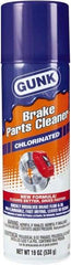 Gunk - Chlorinated Brake Parts Cleaner - 19 oz Aerosol Can - Top Tool & Supply