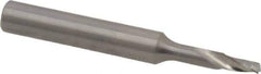 Onsrud - 1/8" Cutting Diam x 1/4" Length of Cut, 1 Flute, Upcut Spiral Router Bit - Uncoated, Right Hand Cut, Solid Carbide, 2" OAL x 1/4" Shank Diam, Single Edge, 21° Helix Angle - Top Tool & Supply