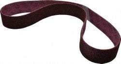 3M - 2-1/2" Wide x 60" OAL, Aluminum Oxide Abrasive Belt - Aluminum Oxide, Medium, Nonwoven, Series SC-BL - Top Tool & Supply