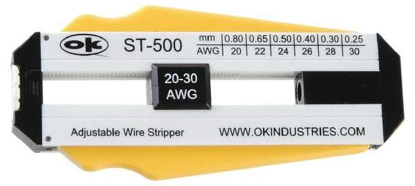 Jonard Tools - 30 to 20 AWG Capacity Precision Wire Stripper - Polycarbonate Handle - Top Tool & Supply