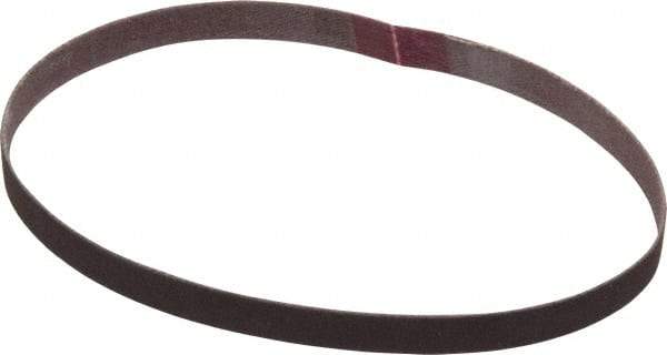 Norton - 3/8" Wide x 13" OAL, 120 Grit, Aluminum Oxide Abrasive Belt - Aluminum Oxide, Fine, Coated, Series R228 - Top Tool & Supply